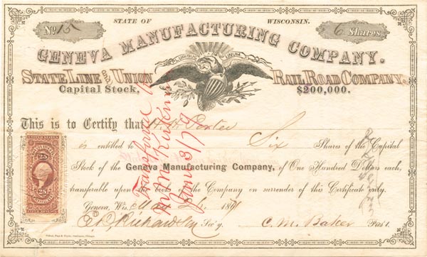 Geneva Manufacturing Co.